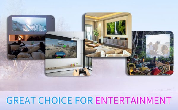 Portable Smart Projector P62 Supports Home Use - Image 6