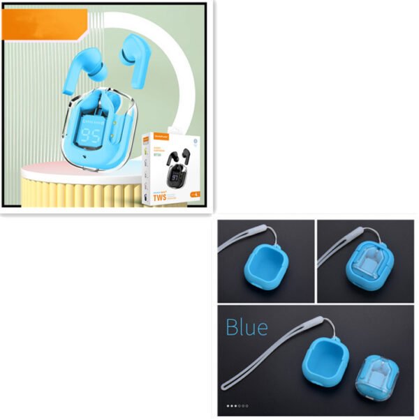 Mini Transparent Wireless Bluetooth Headset Digital Display - Image 8