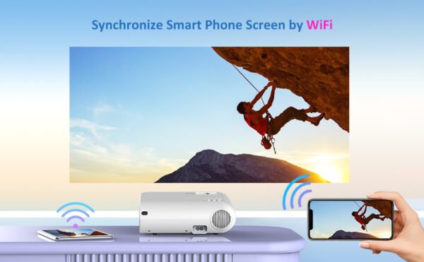 Portable Smart Projector P62 Supports Home Use - Image 3