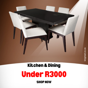 Affordable kitchen and dining essentials under R3000 at KingMart