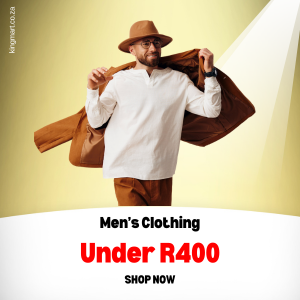 Affordable men's clothing under R400 at KingMart